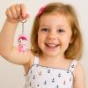 Novelty Cartoon Keychain with Interactive Expression Feature